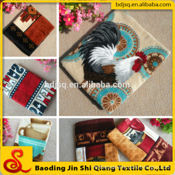 Microfiber cleaning napkin printed kitchen towels